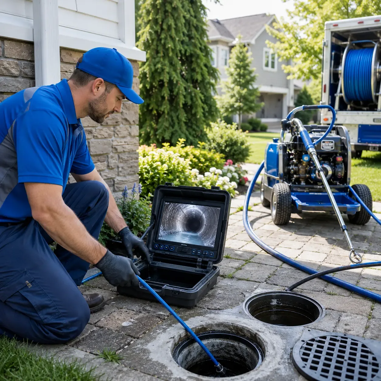 Outdoor drain cleaning professionals serving Delta, IA